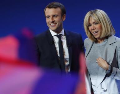 Молодой Макрон и его пожилая жена: шесть фактов о новом президенте Франции
